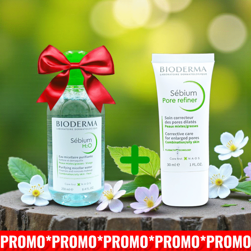 BIODERMA PACK SEBIUM PORE REFINER 30ML + SEBIUM H2O 250ML