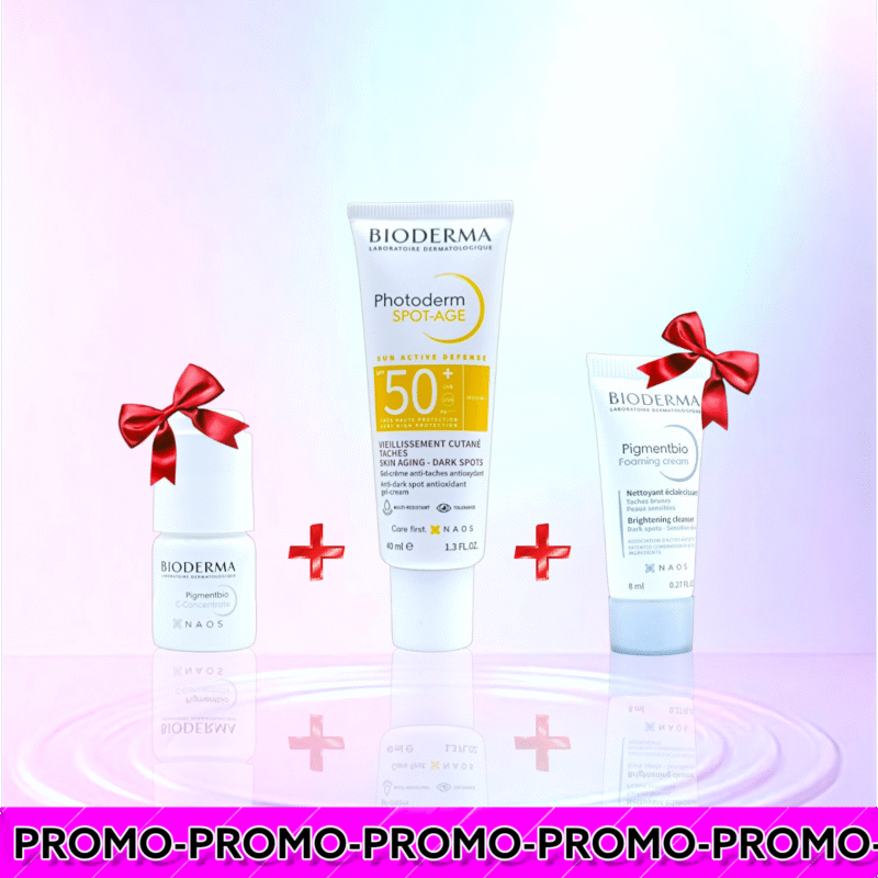 BIODERMA PACK PHOTODERM SPOT-AGE 40ML+ PIGMENTBIO C-CONCENTRATE 5ML+PIGMENTBIO CREME NETTOYANT 5ML OFFERT