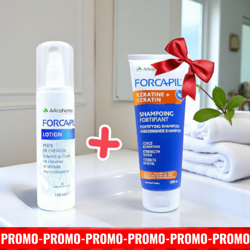 FORCAPIL PACK LOTION 150ML +SHAMPOOING FORTIFIANT 200ML OFFERT