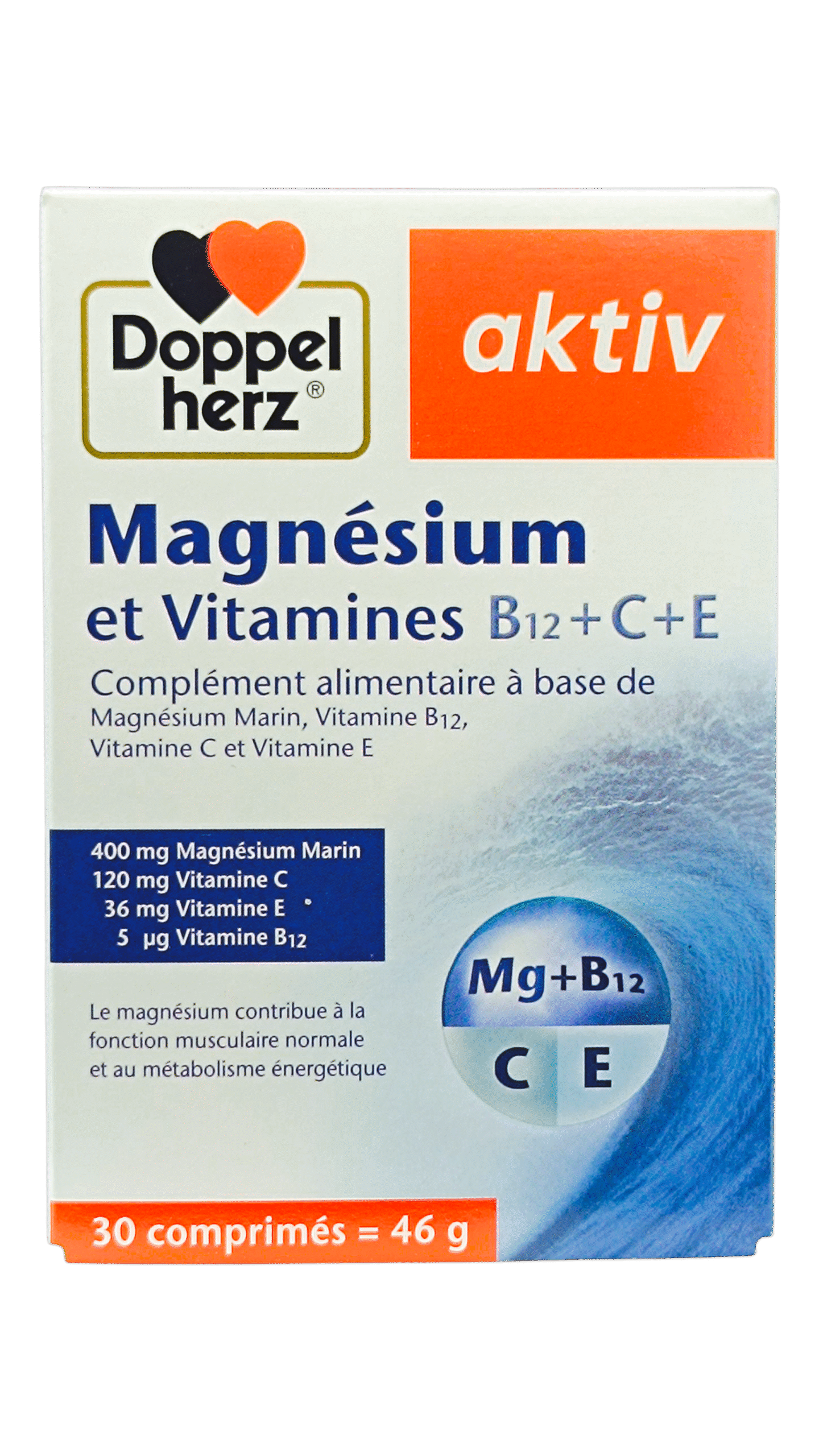 AKTIV MAGNESIUM ET VIT B12+C+E 30cp