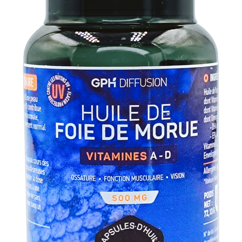 GPH HUILE DE FOIE DE MORUE 500MG /100