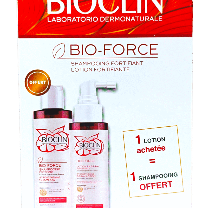 BIOCLIN BIO-FORCE PACK LOTION 150ML+SHAMPOOING 200ML OFFERT