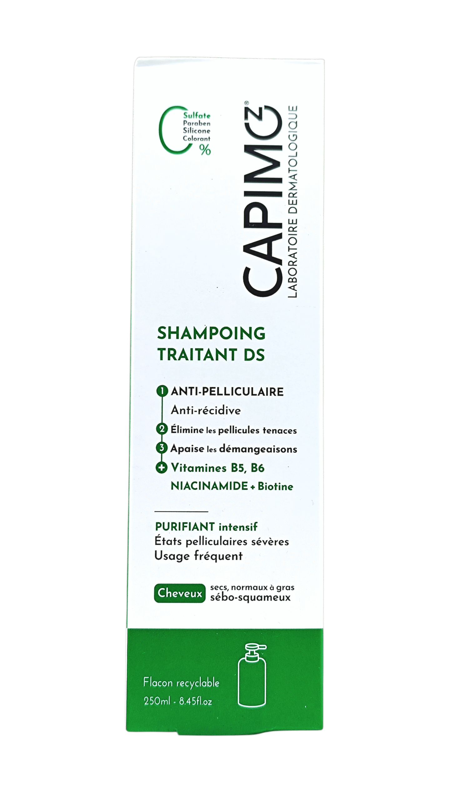 DERMOZ CAPIMOZ SHAMPOOING ANTI-PELLICULAIRE 250ML