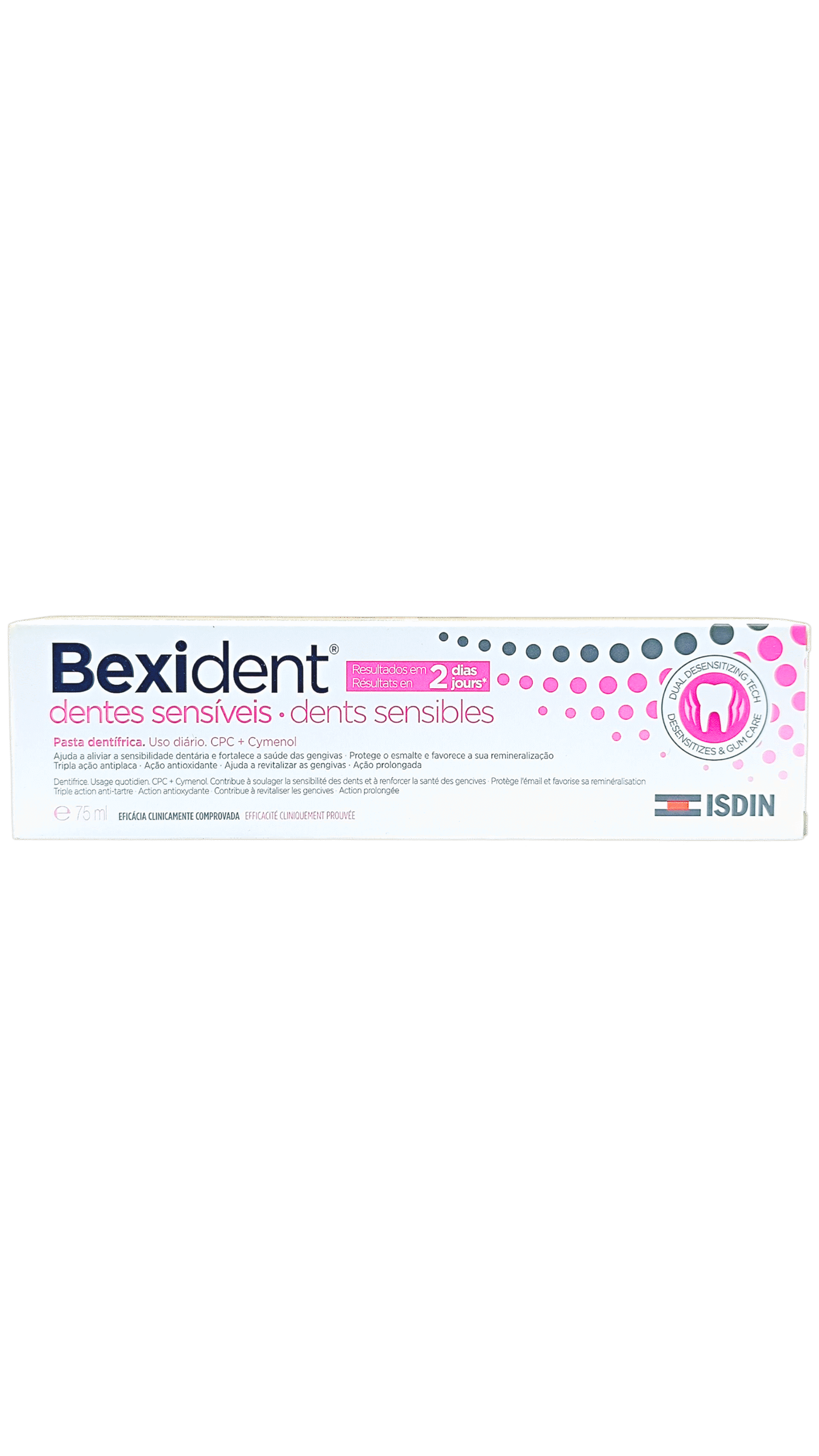 BEXIDENT DENTIFRICE DENTS SENSIBLES 75 ML
