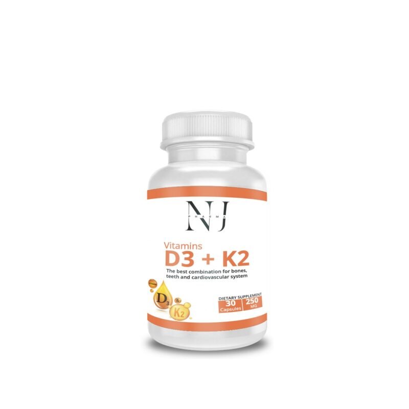 NJ VITAMINE D3+K2 250mg/ 30gél