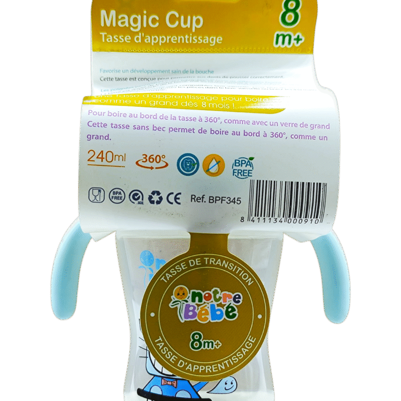 NOTRE BEBE TASSE MAGIC CUP 8M+ 240ML