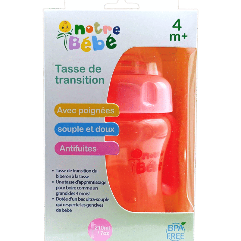 NOTRE BEBE TASSE DE TRANSITION 4M+ 210ML