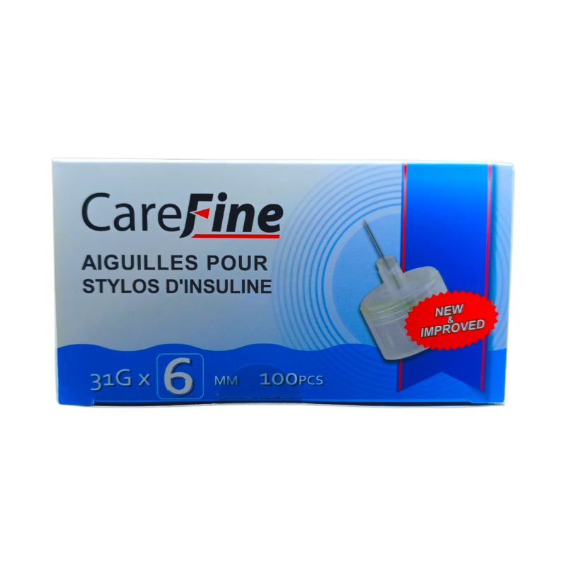AIGUILLES CAREFINE 6MM /100pcs