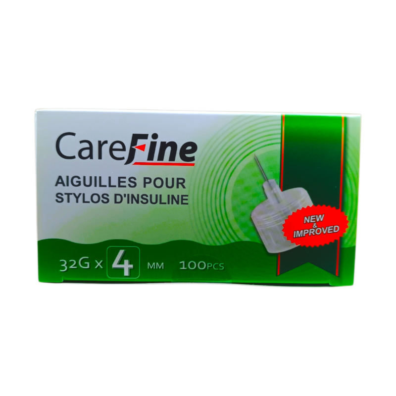 AIGUILLES CAREFINE 4MM /100pcs