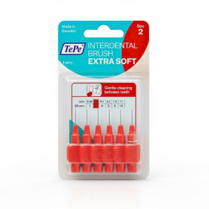 Tepe Interdental Brush Original Rouge 0.5mm Taille 2 -6 Pieces